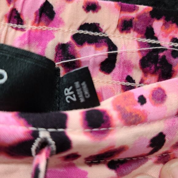 Torrid Womens Pants Multi-Color Size 2R 100% Rayon Stretch Pull On Wide Leg - Picture 7 of 12